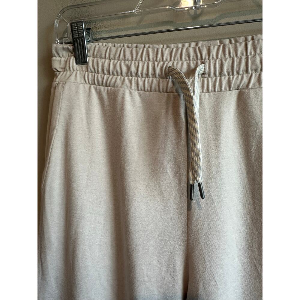 Vuori Halo Essential Wide Leg Pant Ecru Heather Small - Picture 3 of 10